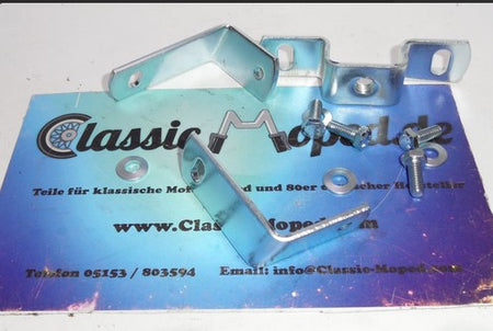 Kleine Sport Moped Sitzbank wie Denfeld Avanti Cavallino weiß NEU - Classic-Moped
