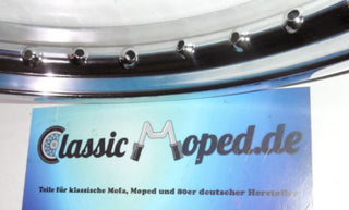 2 Felgen 17 Zoll 57mm passend für Zündapp KS Kreidler RS 50 NEU