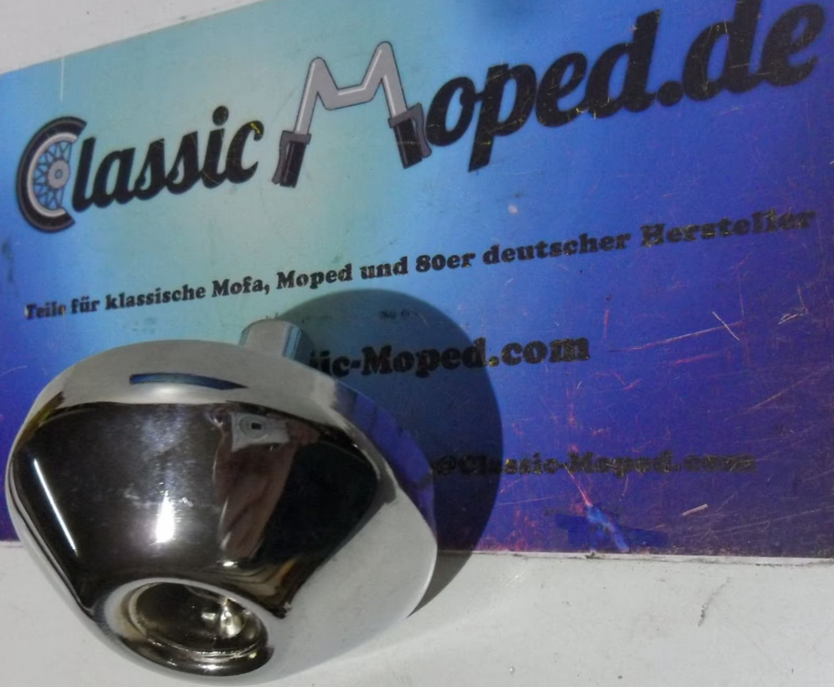 Hercules Ultra 80 / 50 Auspuff Endkappe Endstück Chrom NOS NEU - Classic-Moped