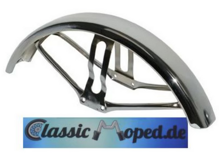 Yamaha RD50 M Schutzblech vorn Chrom 18 Zoll FS1 DX NEU - Classic-Moped