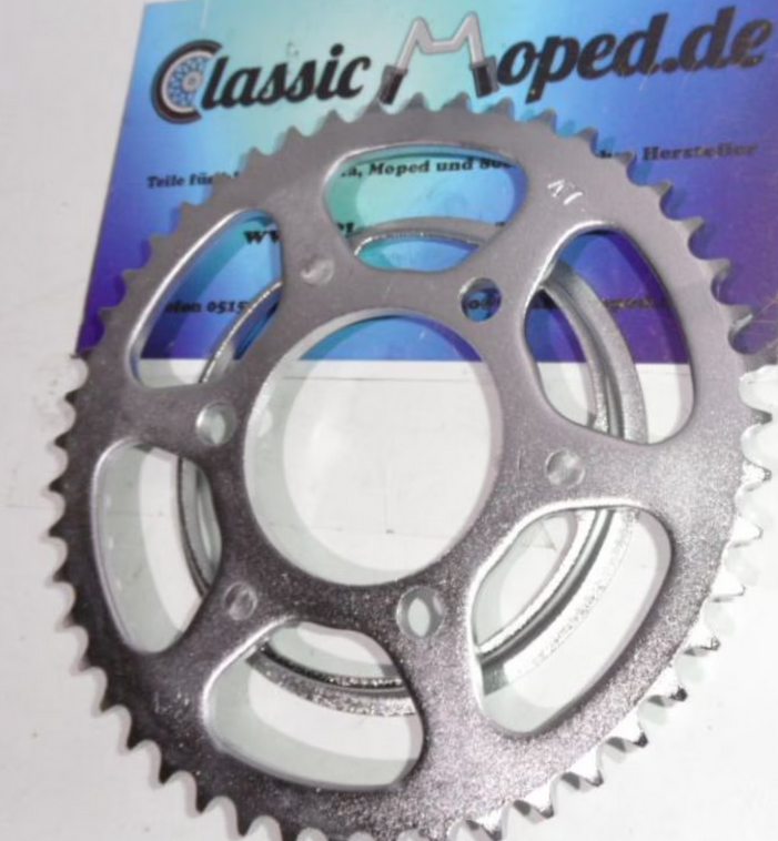 Kettenrad Fangband 47 Zähne passend für Honda MT MTX MB MBX NEU - Classic-Moped