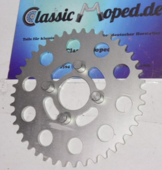 Kettenrad 42 Zähne Gilera CB1 Trial Enduro Touring Kette 415 NEU - Classic-Moped