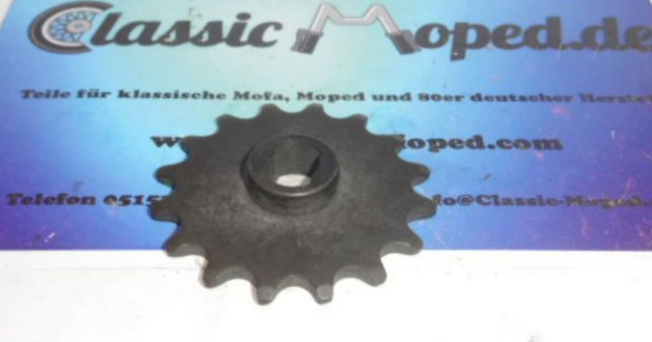 Ritzel passend für Zündapp 850-16 CS25 Hai R50 Flache Welle NEU - Classic-Moped