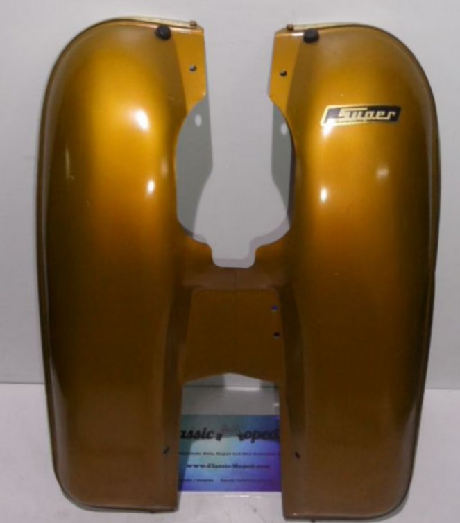 SUPER Beinschild Knieblech Moped Gold Rixe Hercules DKW NEU - Classic-Moped