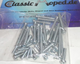Schrauben Set Motor block Suzuki a50p/ap50/k50/rv50 43-teilig NEU - Classic-Moped