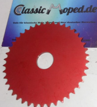 Kettenrad Rohling Leichtmetall Kette 420 Mokick Krad 42 Zähne NEU - Classic-Moped