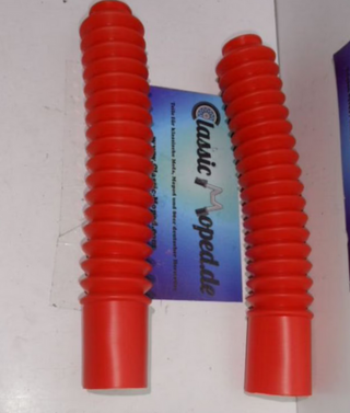 Yamaha DT 50 / 80 Gabel Gummis Gabelmanschetten Cross ROT NEU - Classic-Moped