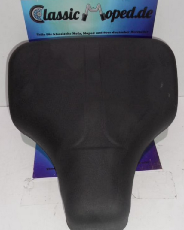 Stabiler Mofa Moped Sattel schwarz straff Feder gedämpft NEU - Classic-Moped