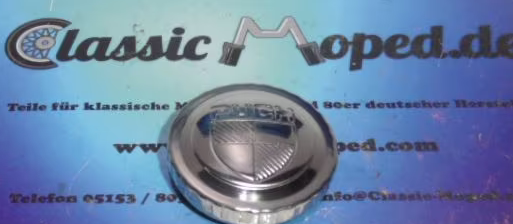 Puch Maxi X30 Tankdeckel Chrom Emblem Mofa Moped 30 mm NEU - Classic-Moped