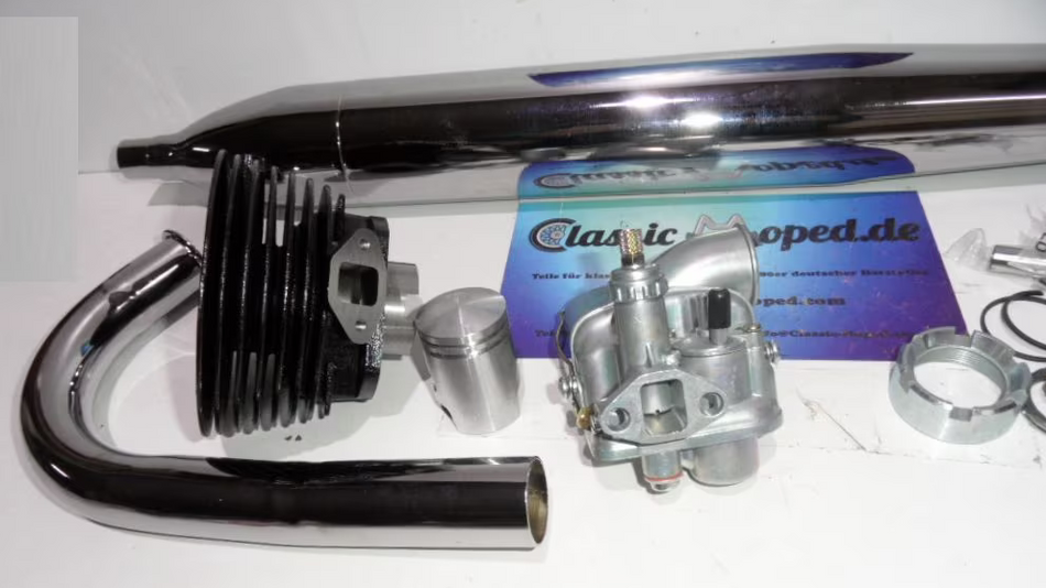 Tuning Kit Sachs 50/2/3/4 LKH Vergaser Zylinder 60ccm Auspuff NEU - Classic-Moped