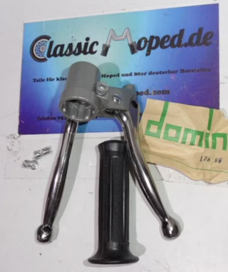 Oldtimer Automatik Mofa Bremsgriff Domino Solo Garelli Silber NEU - Classic-Moped