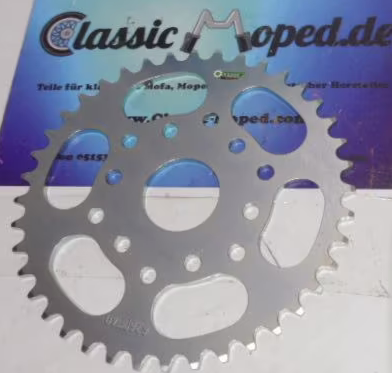 Kettenrad für Puch X30 Turbo & Maxi GS2 - 626 40 Zähne NEU - Classic-Moped