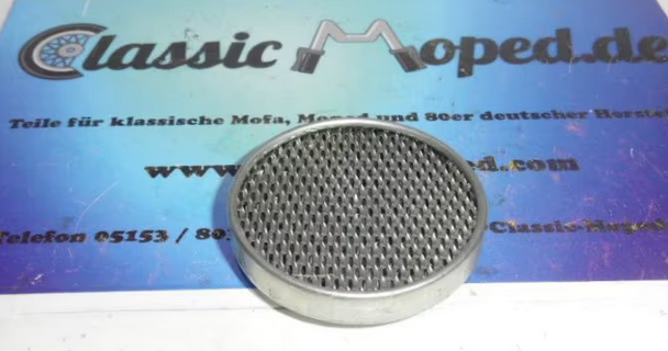 Luftfilter Sieb 56mm Durchmesser Oldtimer Mofa Moped Boot NOS NEU