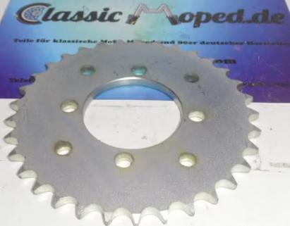 Kettenrad Sachs Hercules K50 SL RL SX RX SE RE 33 Zähne NEU
