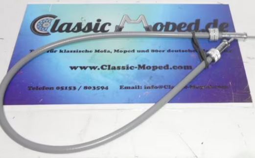 Tachowelle Grau 550 mm für VDO Universal Mofa Moped NEU
