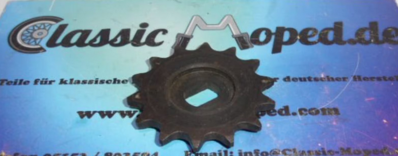 ILO Motor G50 V50 3 Gang Ritzel 14 Zähne Monark Gritzner NOS NEU
