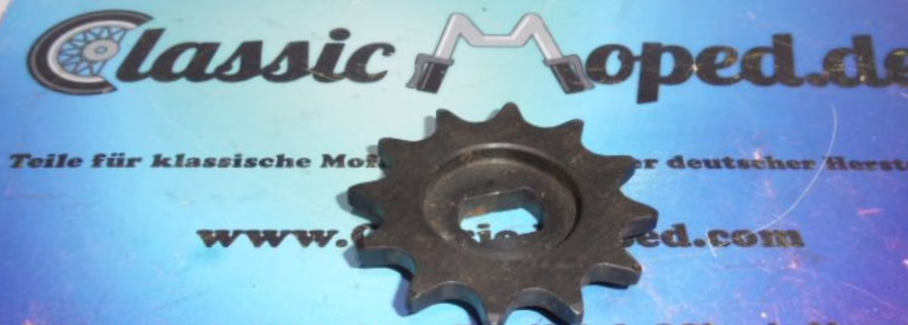 ILO Motor G50 V50 3 Gang Ritzel 12 Zähne Monark Gritzner NOS NEU