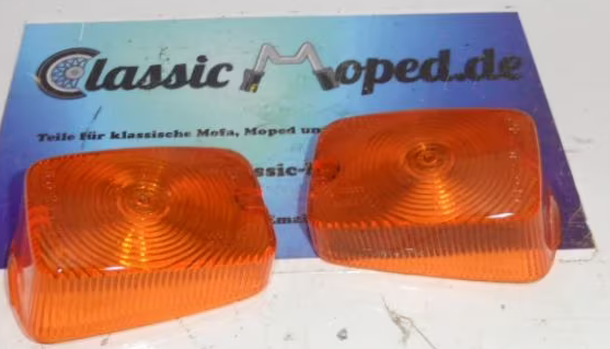 2 x ULO 245 / 246 Blinkerglas Blinker Guzzi Kreidler BMW NEU
