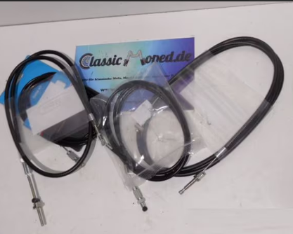 Satz Züge Saxonette Spartamet 301 4 Stück Bremse Gas Choke NEU