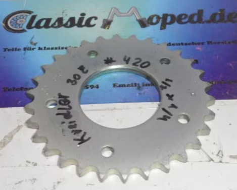 Kettenrad Kreidler Florett RS Mustang KKR  50 438- 30 Zähne NEU