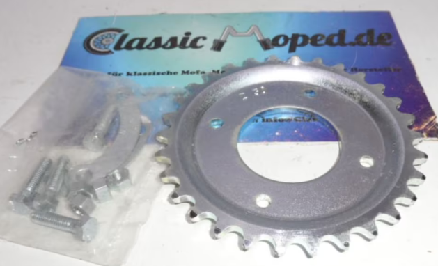 Original Sachs Kettenrad Hercules Sportbike SB2 Mokick 30Z NEU