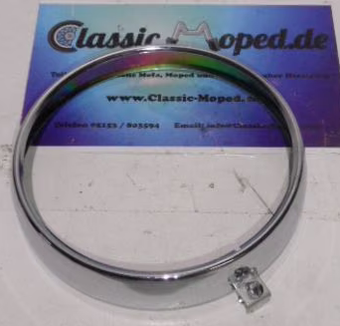 175mm Chromring Lampe passend für Zündapp KS Kreidler RS NEU