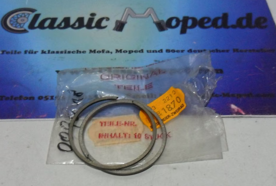 original Kreidler Kolbenring LK600 80ccm 00.90.18 NEU - Classic-Moped