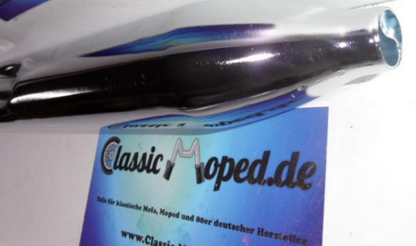 Zündapp Repro RS50 Roller Zigarre Auspuff DELLLE Krümmer 30mm NEU