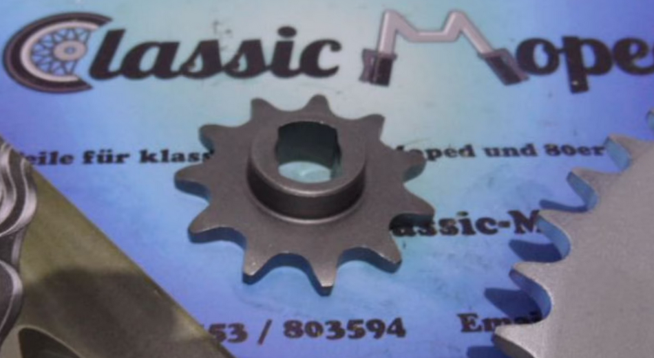Kettensatz passend für Zündapp Hai 25 neue Welle 11- 47 Zähne NEU - Classic-Moped