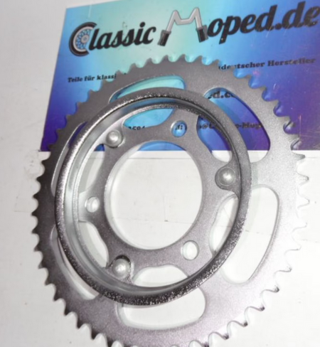Kettenrad Fangband 47 Zähne passend für Honda MT MTX MB MBX NEU - Classic-Moped