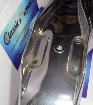 Honda MTX-R 50 80 Schutzblech vorn Chrom Kotflügel Enduro NEU