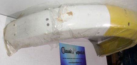 Original Hercules P1 DKW Sachs 504 NL Schutzblech hinten gelb NEU - Classic-Moped