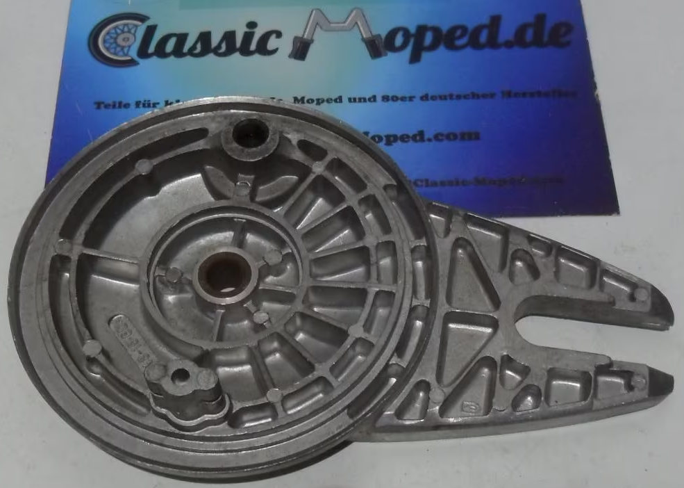 Original Zündapp Hai CS Bremsankerplatte hinten 448-15.604 NEU - Classic-Moped