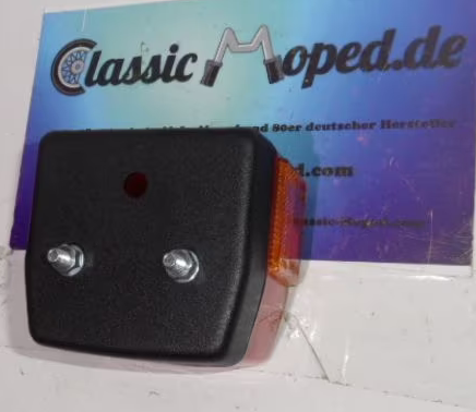 Rücklicht passend für Puch Maxi Hercules 25 mit Prüfzeichen NEU - Classic-Moped
