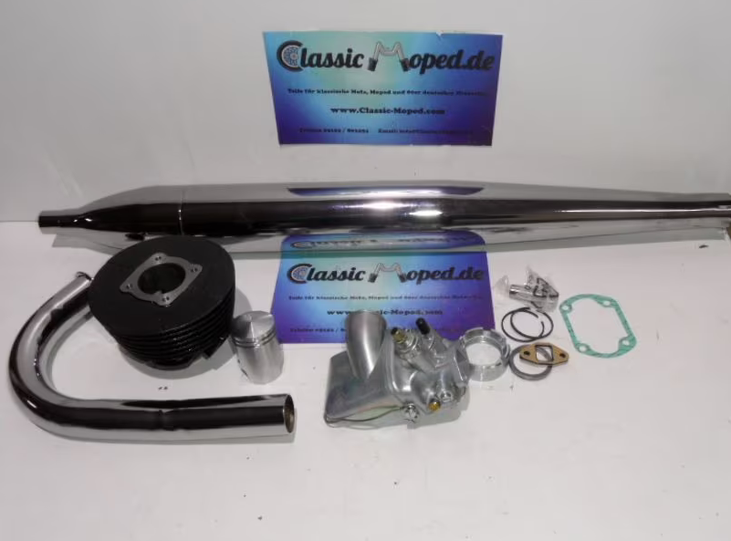 Tuning Kit Sachs 50/2/3/4 LKH Vergaser Zylinder 60ccm Auspuff NEU - Classic-Moped