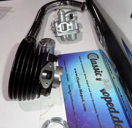 Tuning Kit Sachs 50/2/3/4 LKH Vergaser Zylinder 50ccm Auspuff NEU - Classic-Moped
