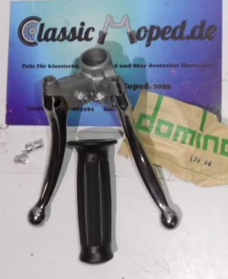 Oldtimer Automatik Mofa Bremsgriff Domino Solo Garelli Silber NEU - Classic-Moped