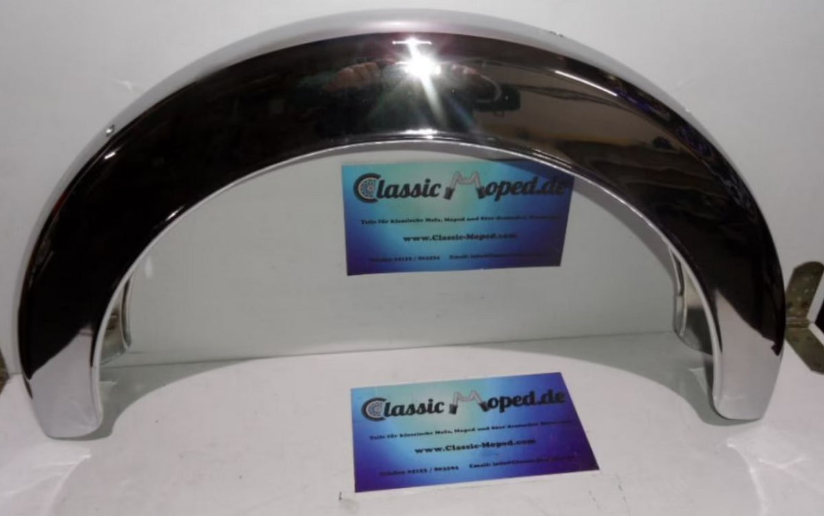 Schutzblech Chrom passend für Zündapp KS125 hinten 521-19.606 NEU - Classic-Moped