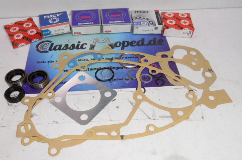 Kreidler Florett 4 5 Gang RM RMC RS Motorüberholsatz Überholsatz Dichtung  44 mm