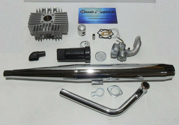 Kreidler Flory Flott MF12 Tuning Kit Zylinder 60ccm Auspuff NEU - Classic-Moped