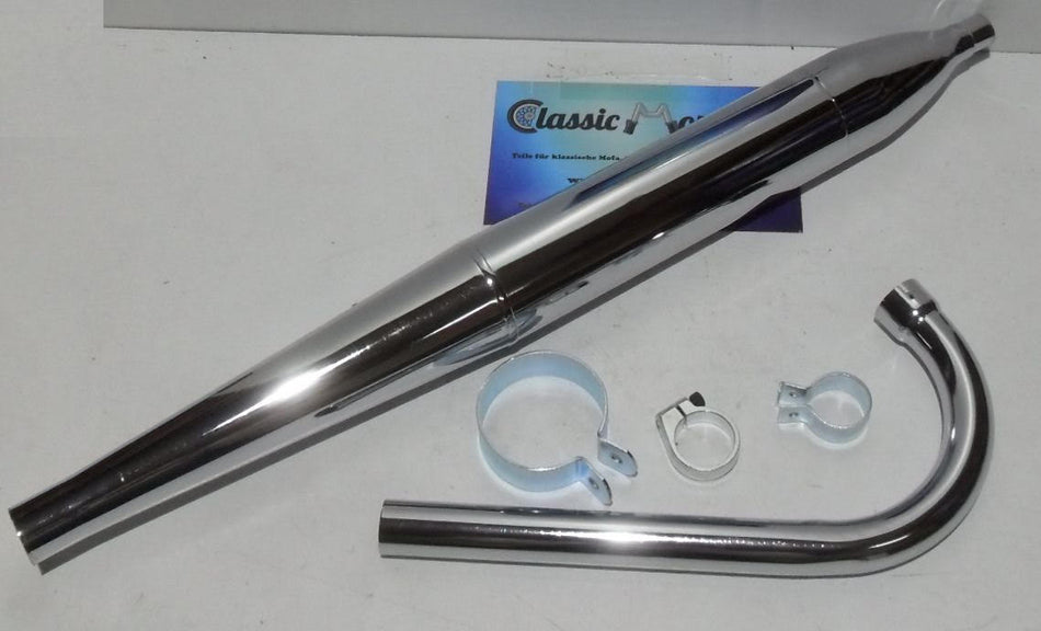 Tuning Auspuff Zündapp C50 Super 441 433 510 515 Zigarre NEU - Classic-Moped