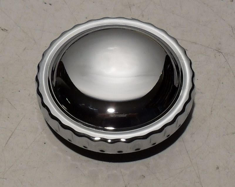 Qualitäts Tankdeckel verchromt für 30mm Bajonett Verschluss belüftet NEU - Classic-Moped