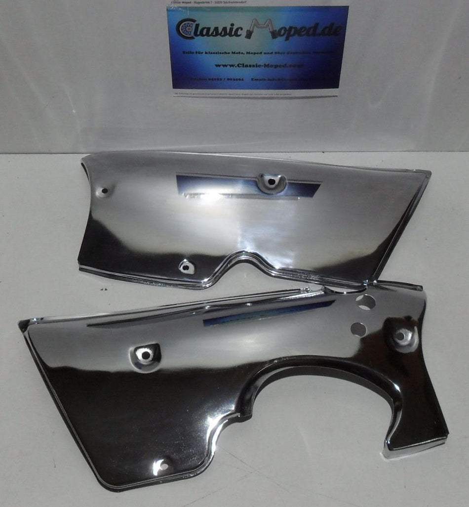 Kreidler RS RMC Seitenverkleidung Satz Chrom 15.64.03 /04 NEU - Classic-Moped