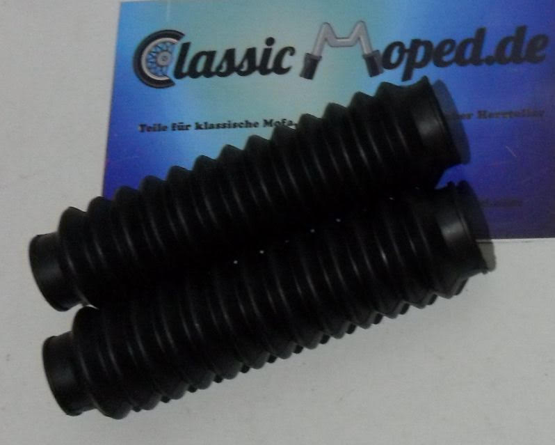 Tomos A35 Gabel gummis Gabelmanschetten Faltenbalg NEU - Classic-Moped