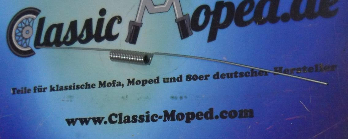 Kreidler Florett 50  Kupplungshebel Rückholfeder 15.10.07 NEU - Classic-Moped