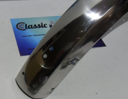 Puch Maxi N S  Schutzblech Kotflügel  vorn  Edelstahl NEU rund - Classic-Moped