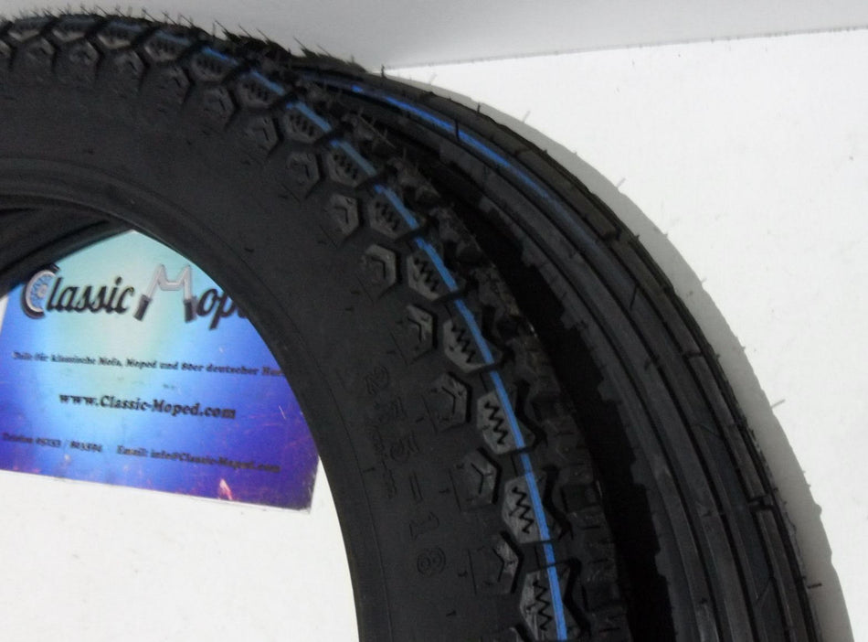 Yamaha RD 50 Satz Reifen 18 Zoll Schläuche Classic Profil NEU - Classic-Moped