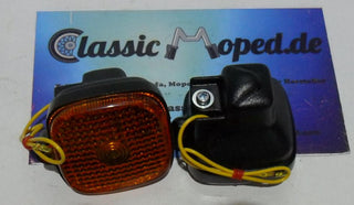 Honda MB MT MTX-SH 50 Satz Blinker eckig flaches Glas NEU - Classic-Moped