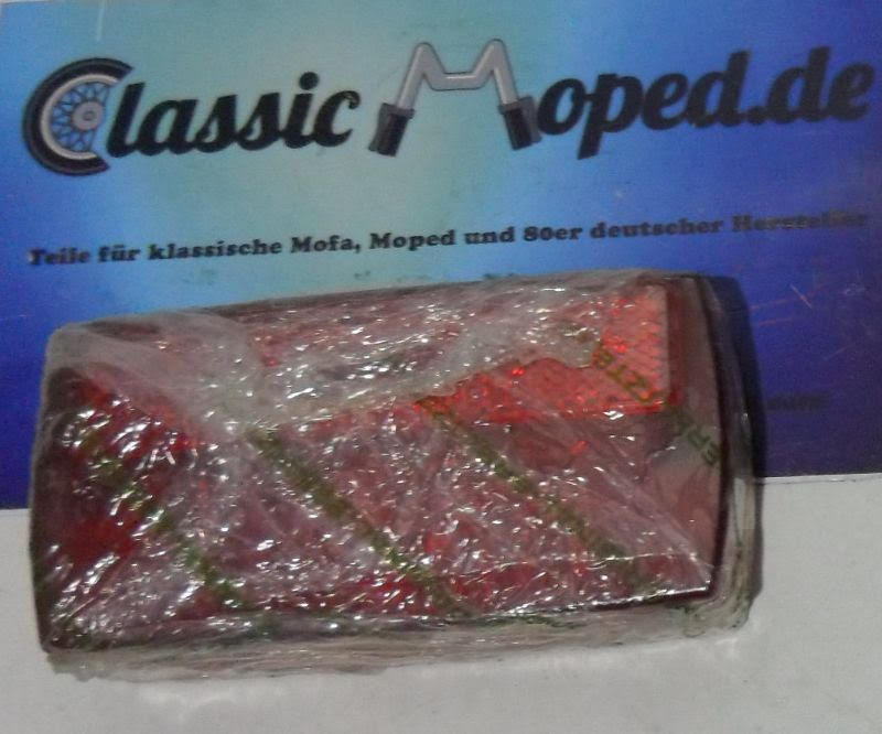 Original Zündapp SX 80 Rücklicht Glas 540-16.724 CEV NEU - Classic-Moped