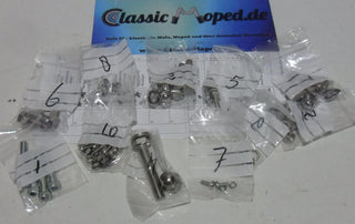 Puch Maxi N Edelstahl INOX Schrauben Satz Rahmen NEU - Classic-Moped
